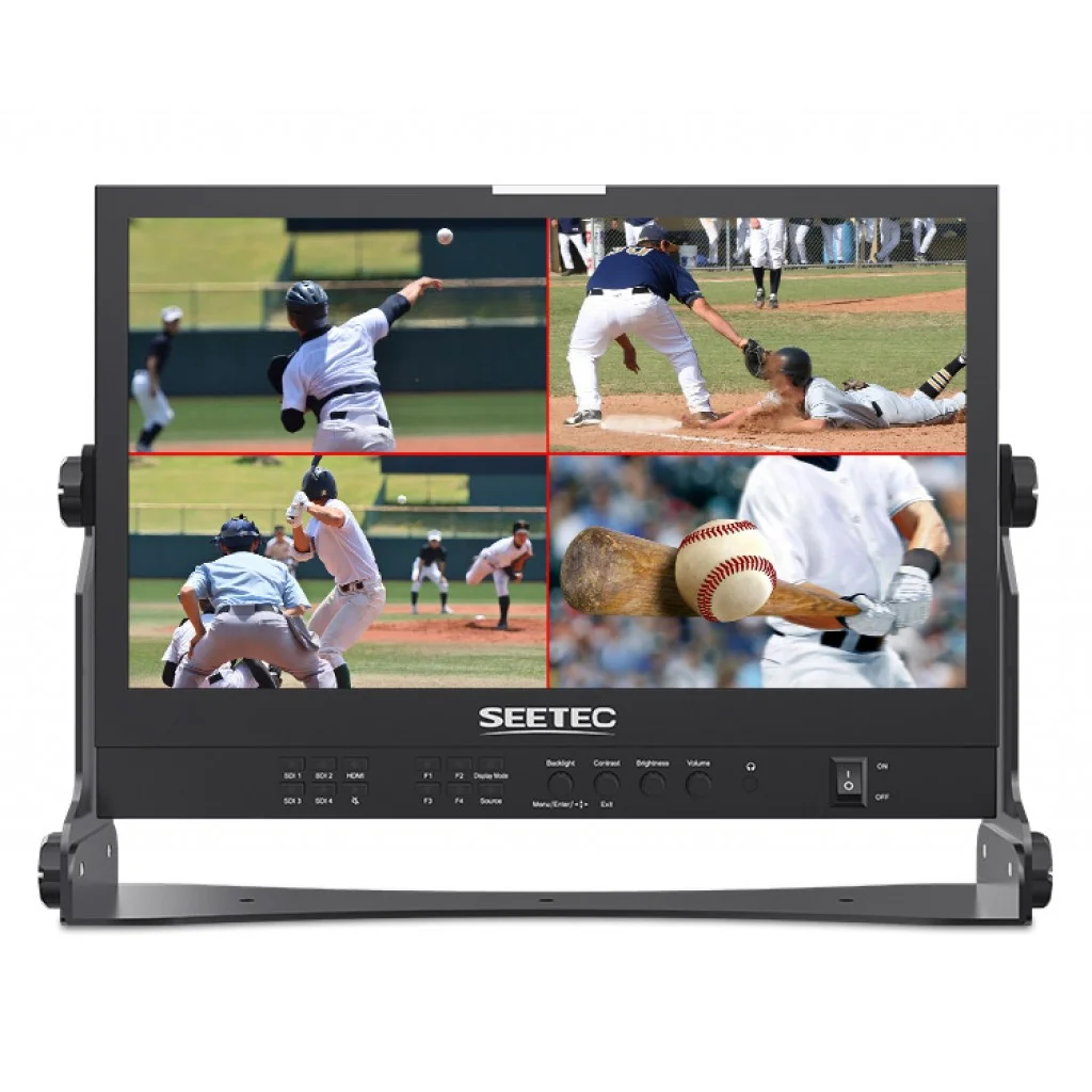 SEETEC ATEM156S – 4x 3G-SDI monitor for film and television